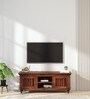 Mayur Sheesham Wood TV Console in Honey Oak Finish for TVs up to 50"