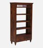 Mayur Sheesham Wood Bookshelf In Honey Oak Finish