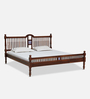 Mayur Sheesham Wood King Size Bed In Honey Oak Finish