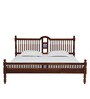 Mayur Sheesham Wood King Size Bed In Honey Oak Finish