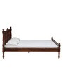 Mayur Sheesham Wood King Size Bed In Honey Oak Finish