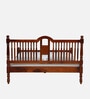 Mayur Sheesham Wood Queen Size Bed In Honey Oak Finish