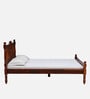Mayur Sheesham Wood Queen Size Bed In Honey Oak Finish
