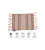 Maze Handwoven Cotton Tablemat-Beige Set of 2