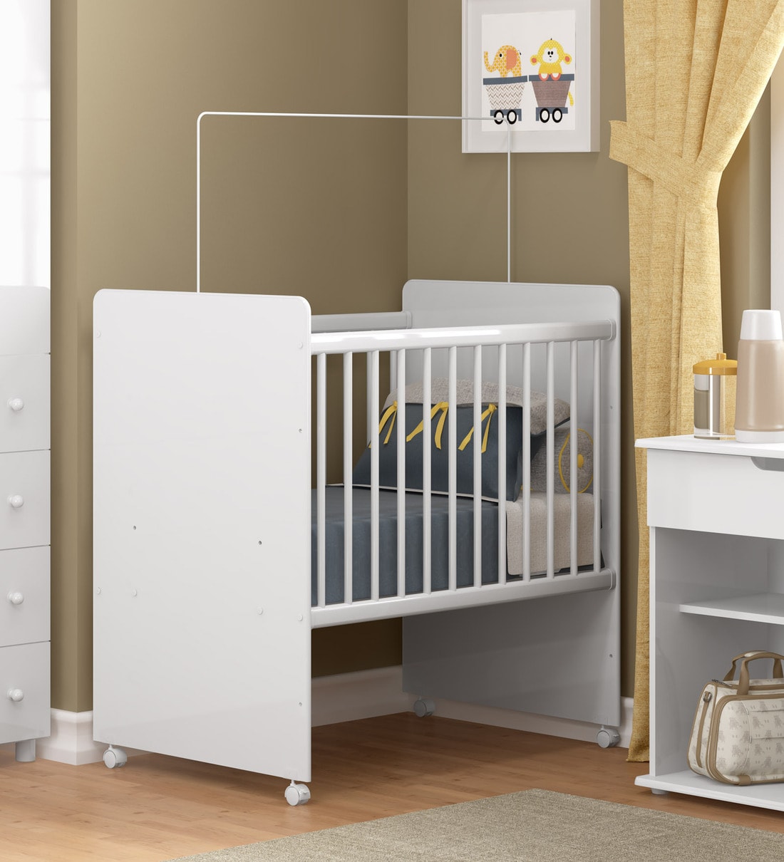 pepperfry baby crib