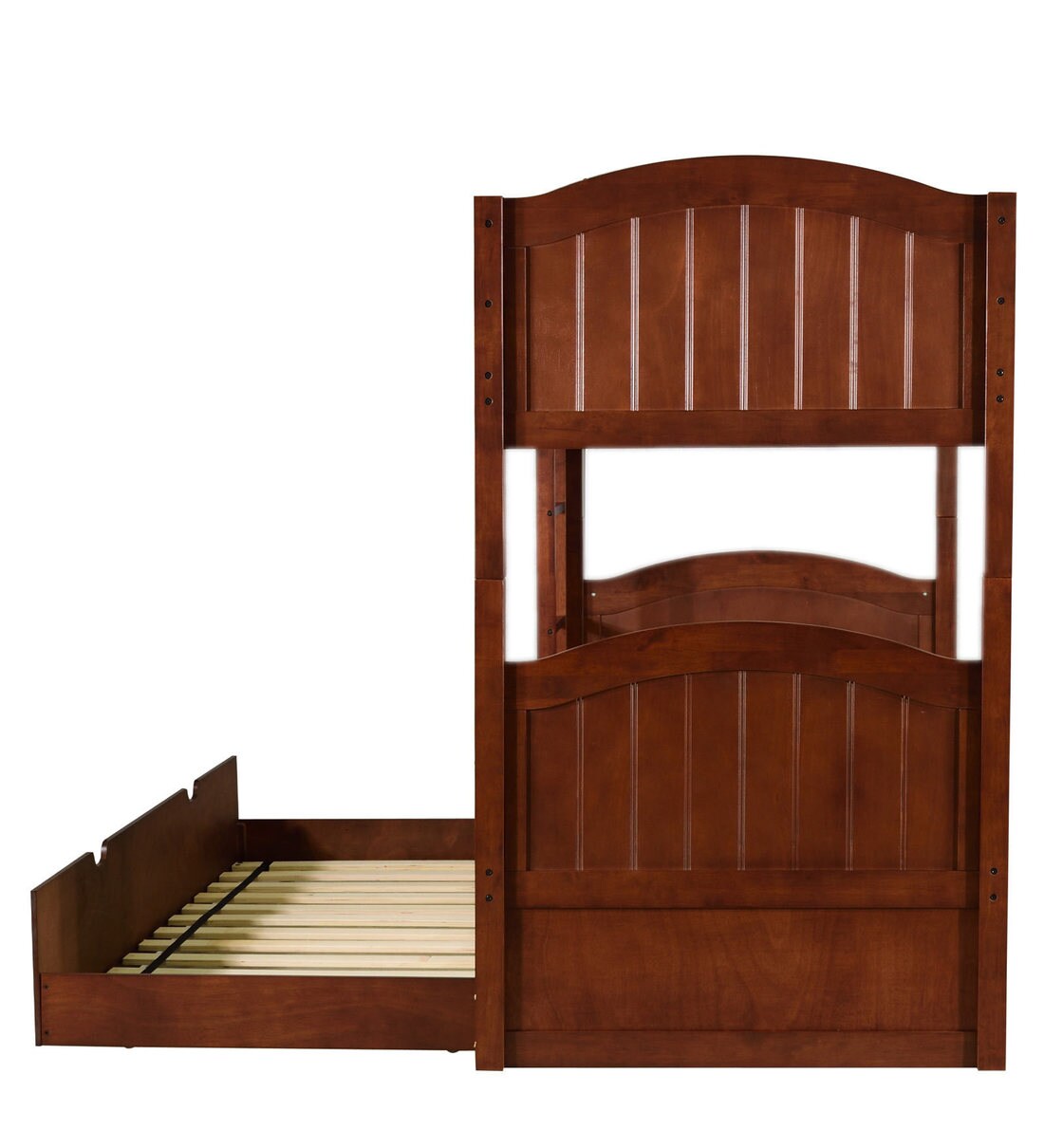 Buy McXander Bunk Bed with Pull Out Bed in Walnut Finish Mollycoddle