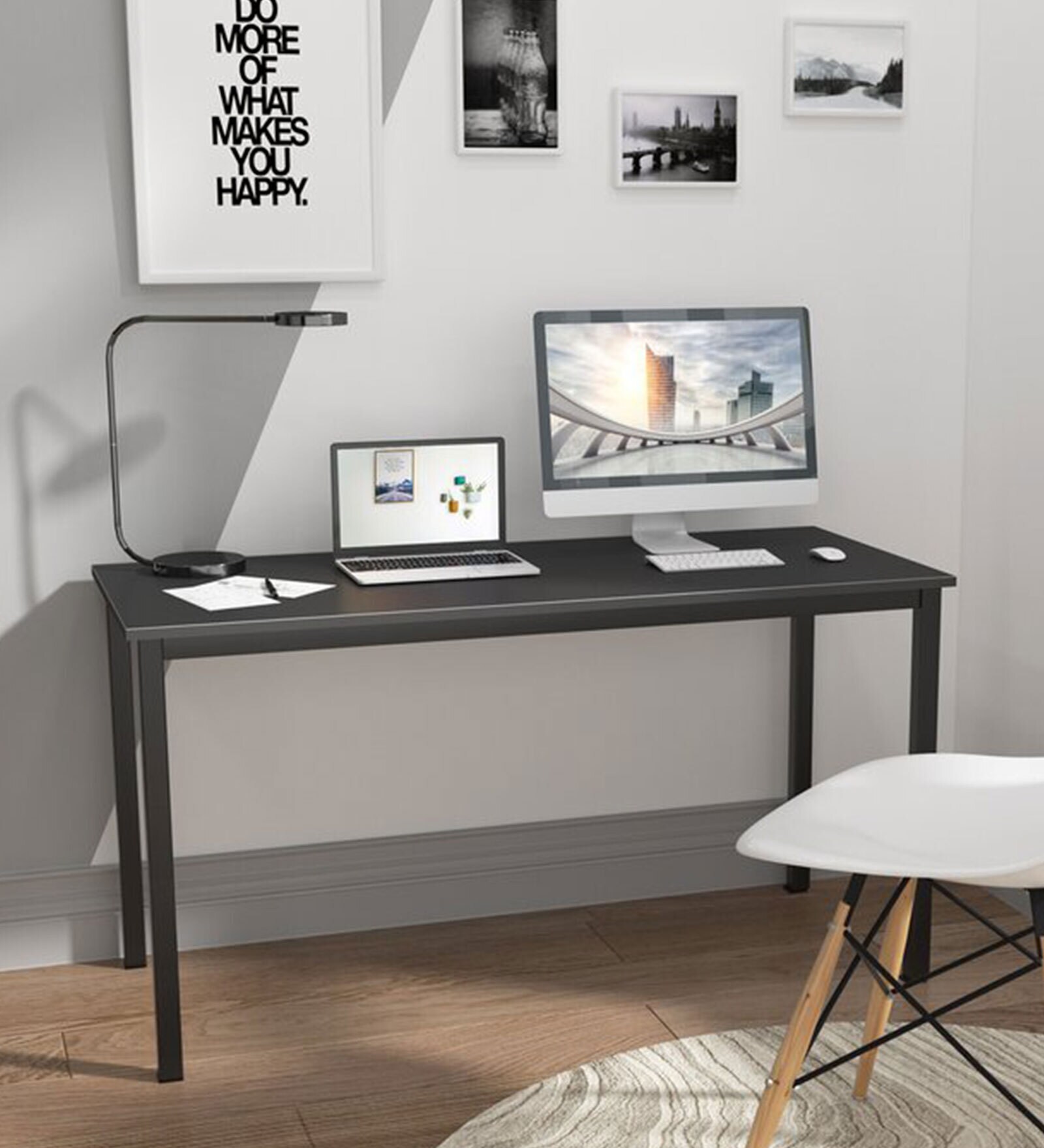 Mcf Executive Office Desk In Black Colour
