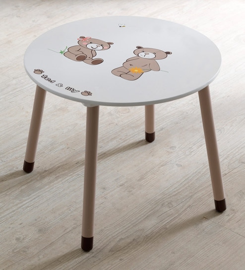 kids round activity table