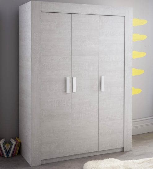 Buy Mczuriel Three Door Wardrobe In Bristol Oak Finish By