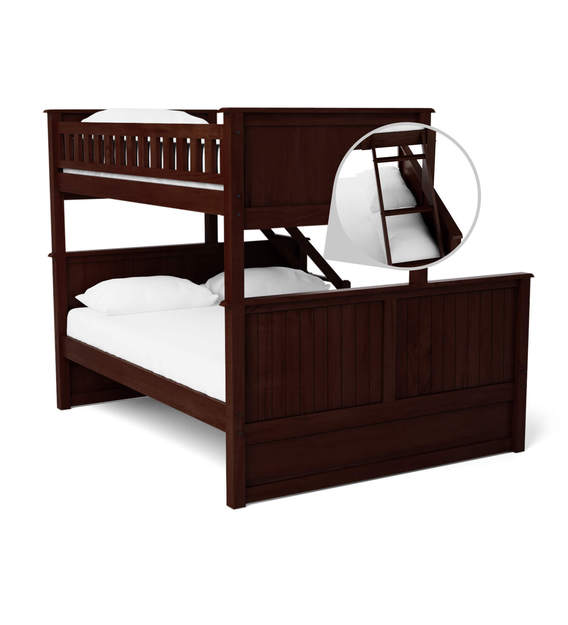 Buy McTaylor Bunk Bed (Single & Queen) in Wenge Finish by Mollycoddle