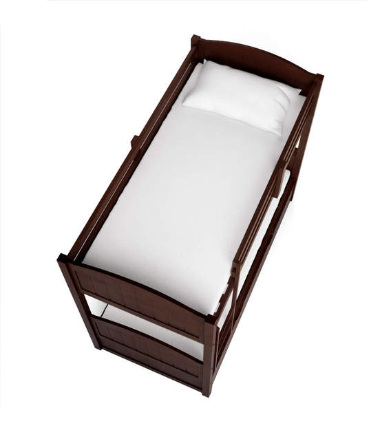 Buy McXander Bunk Bed with Pull Out Bed in Wenge Finish by Mollycoddle