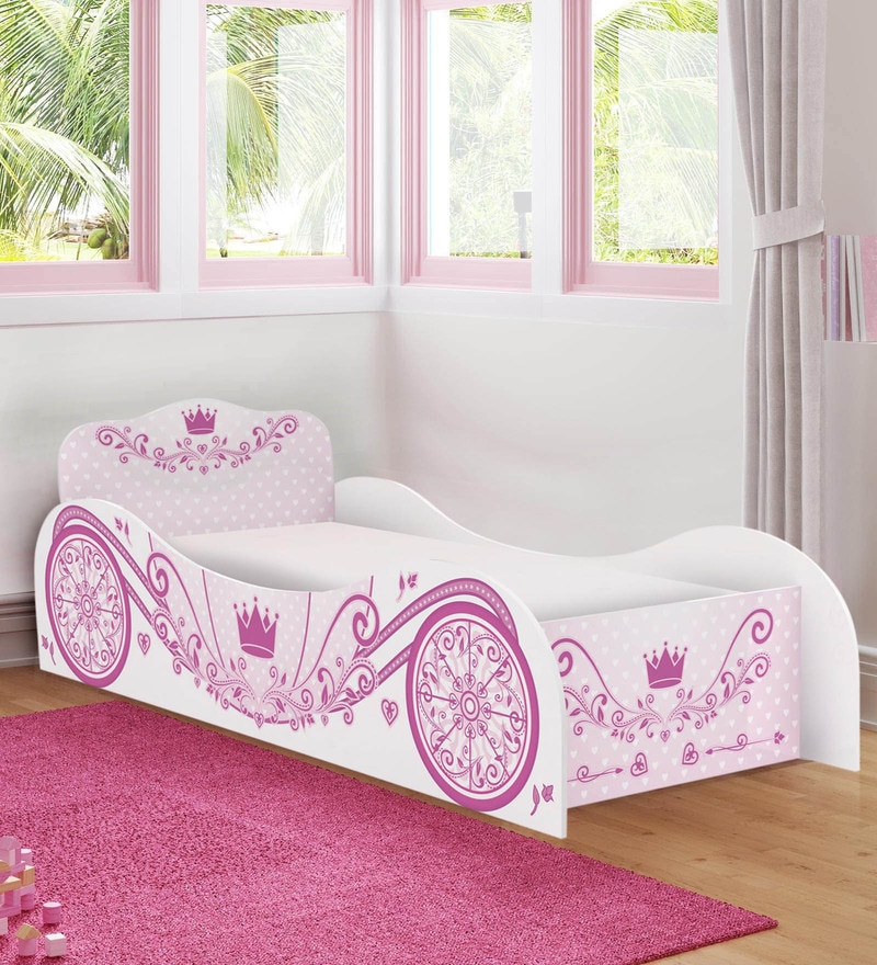 Mccindy Cindrella Carriage Bed In Baby Pink Colour By Mollycoddle