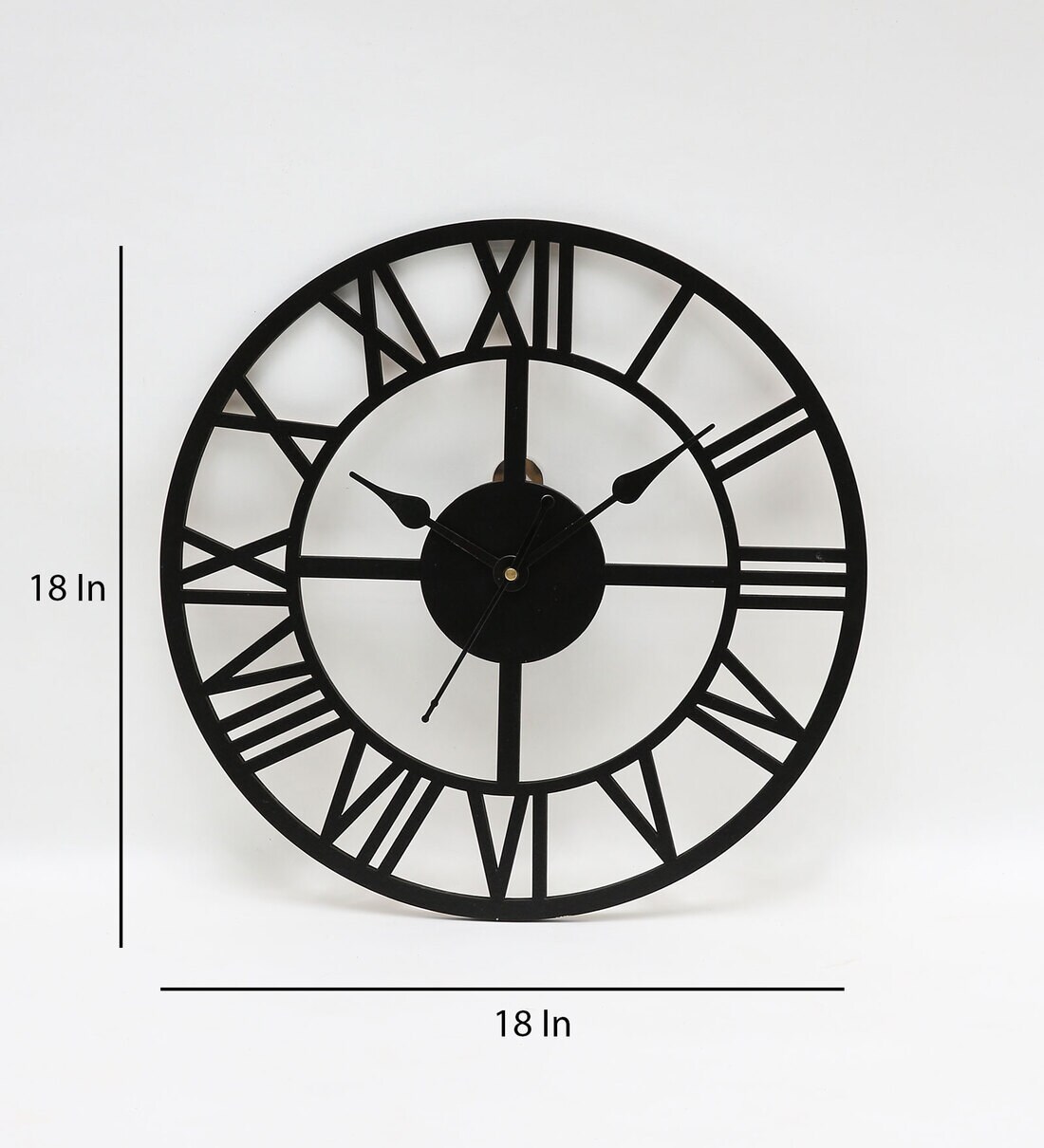 Buy MDF And Acrylic Analog Roman Wall Clock by Tangy Oak Online ...