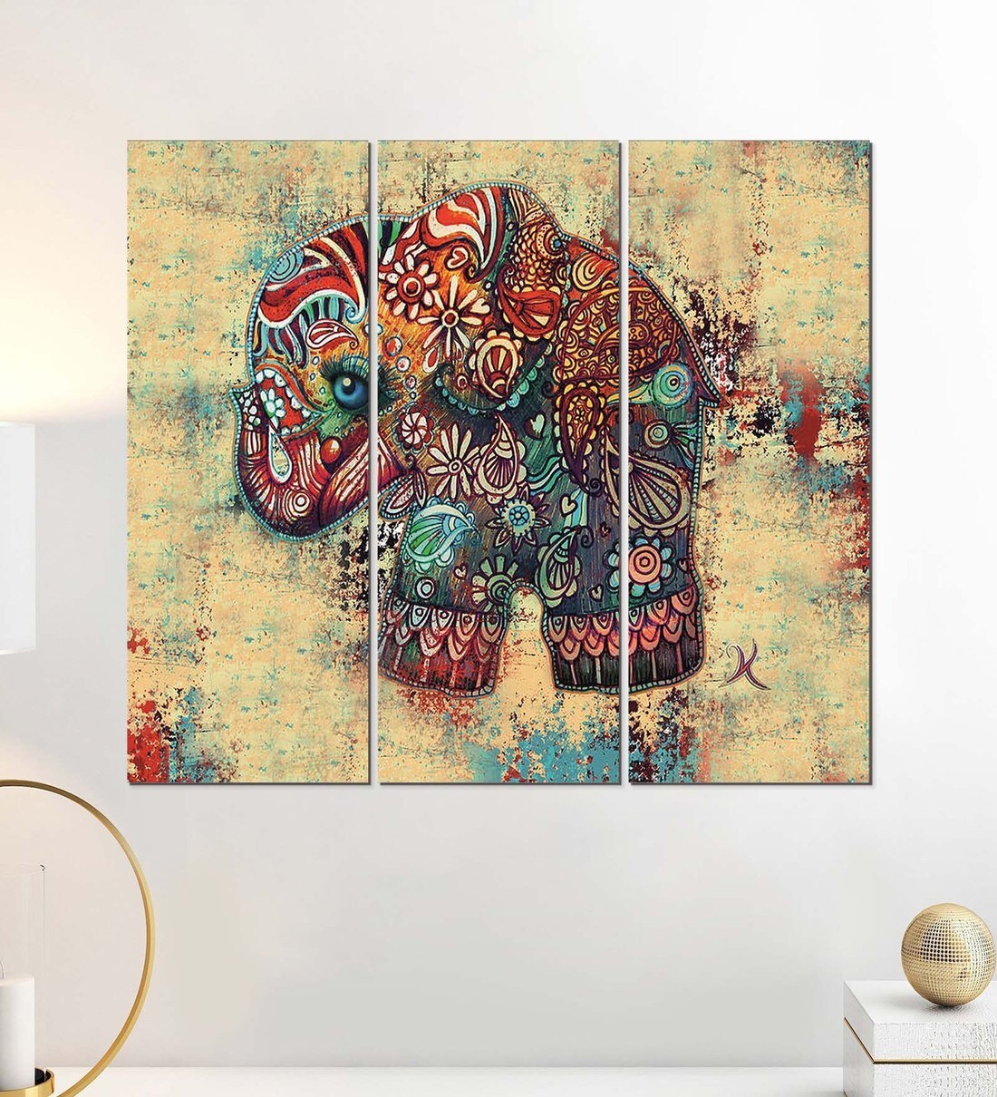 wall art DIGITAL PRINT purple and yellow Prints Art & Collectibles etna