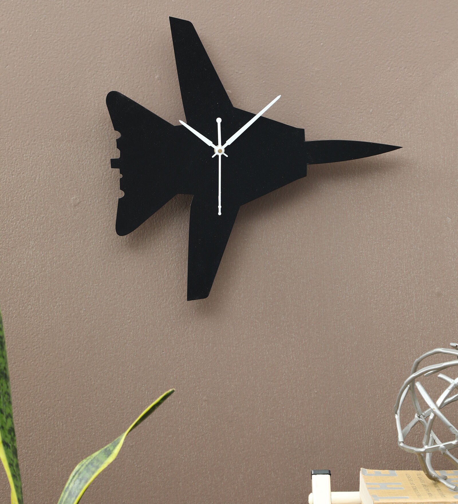 MDF And Acrylic Analog Captain Wall Clock