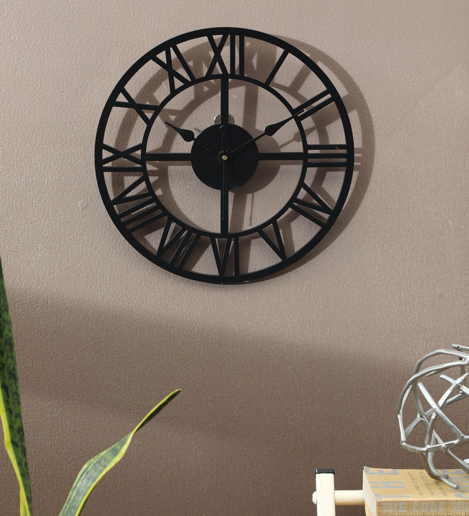 MDF And Acrylic Analog Roman Novelty Wall Clock