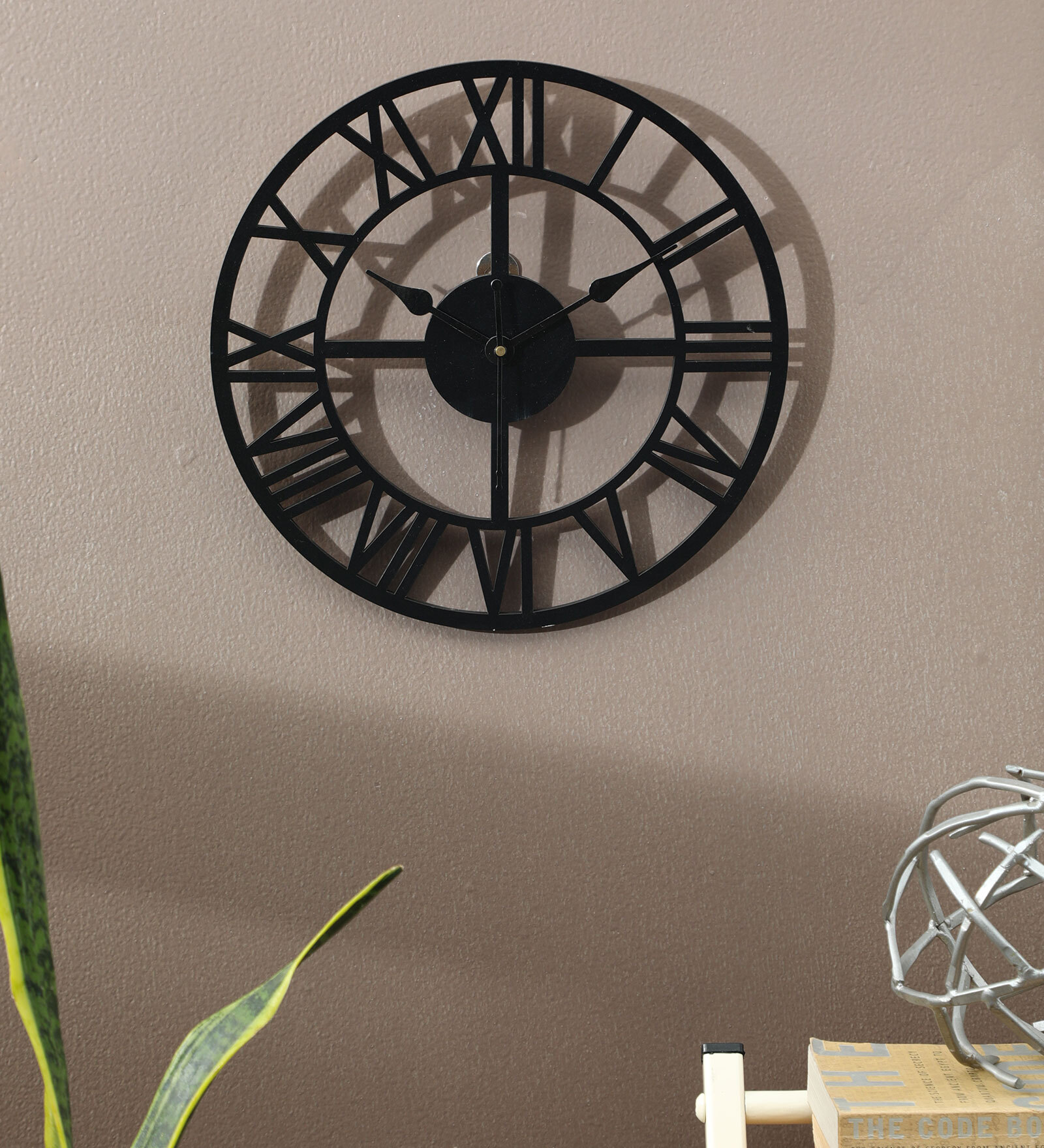 MDF And Acrylic Analog Roman Novelty Wall Clock