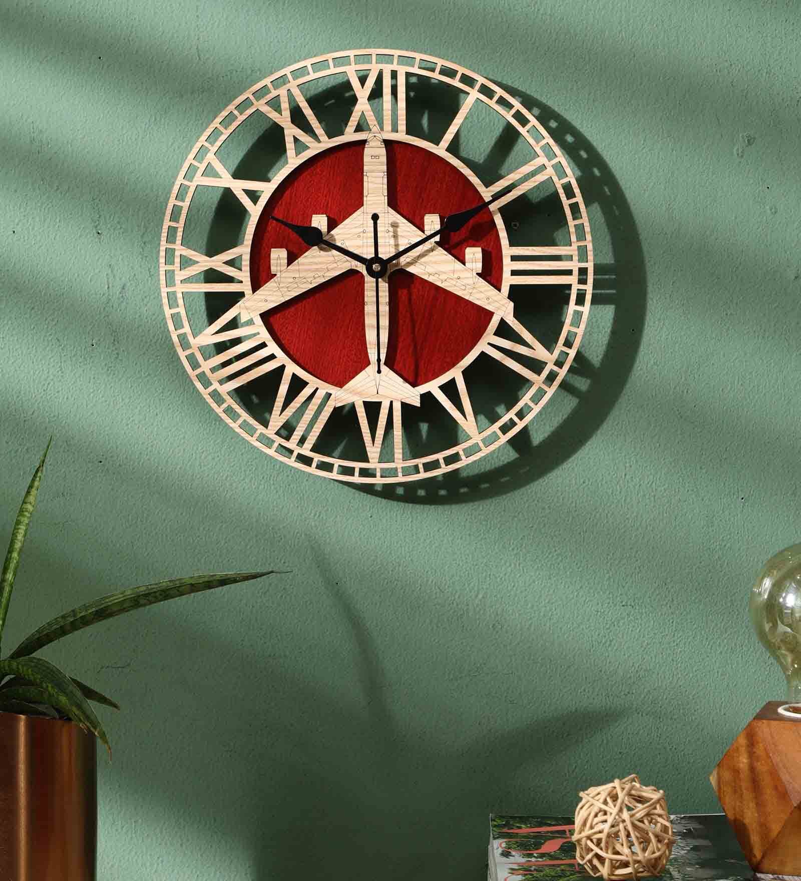 MDF And Acrylic Analog Take Off Wall Clock