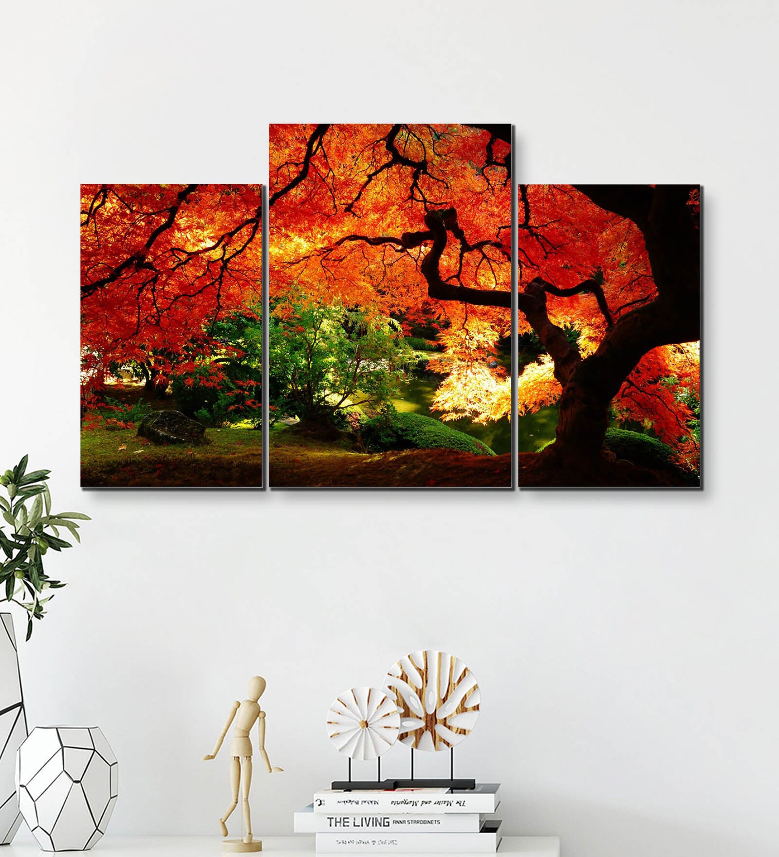 Buy MDF Digital Print Set of 3 Wall Art Painting at 38% OFF by Go ...