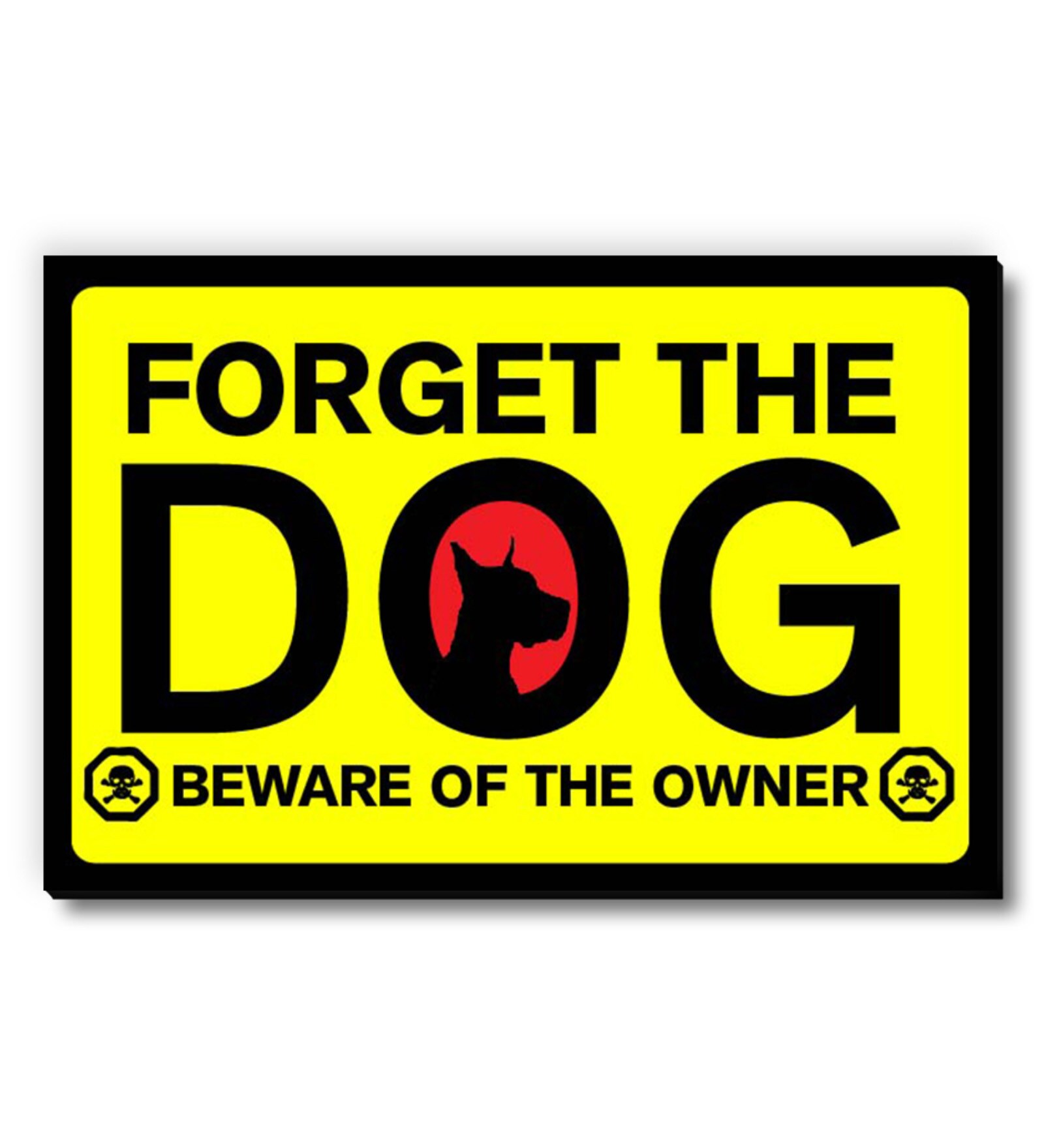Buy MDF The Dog Beware of The Owner Fridge by Seven Rays