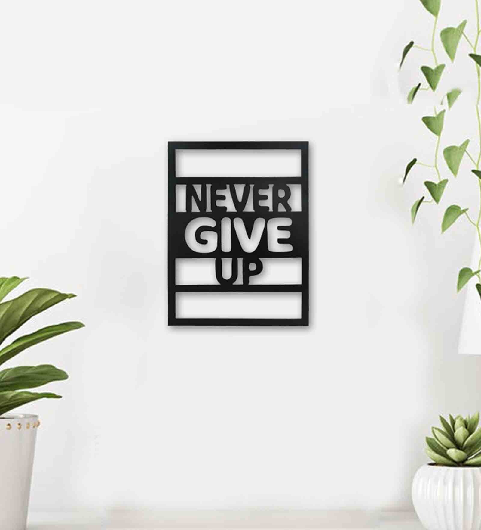 MDF Wall Hanging In Black
