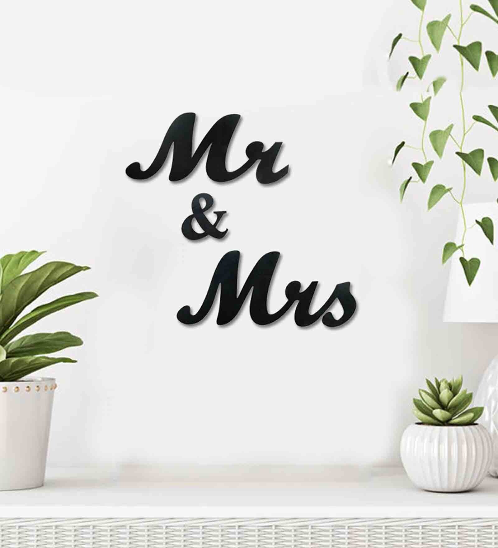 MDF Wall Hanging In Black