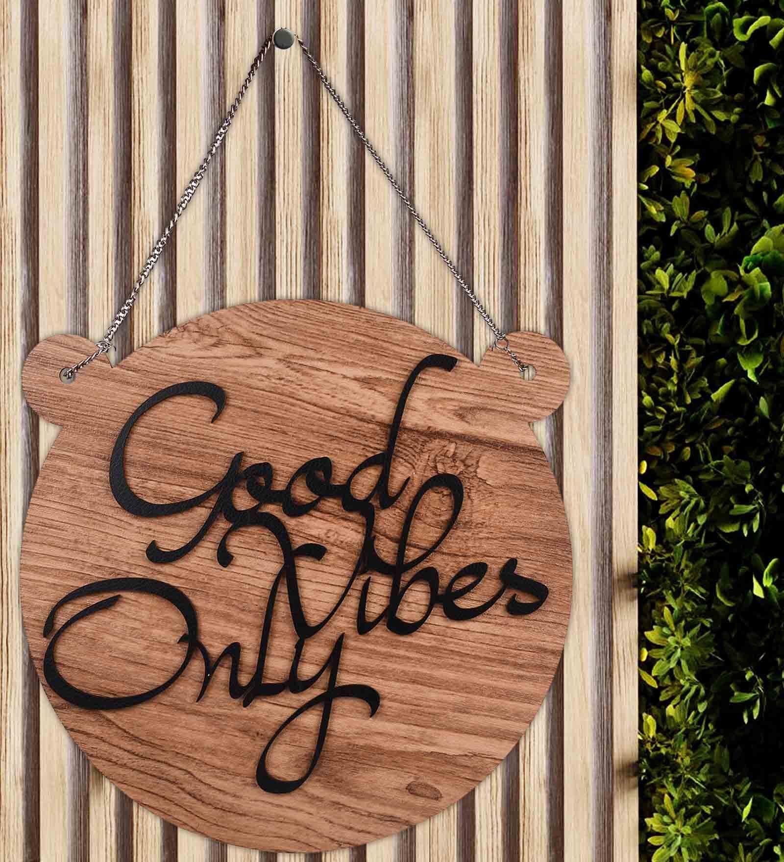 MDF Wall Hanging In Brown