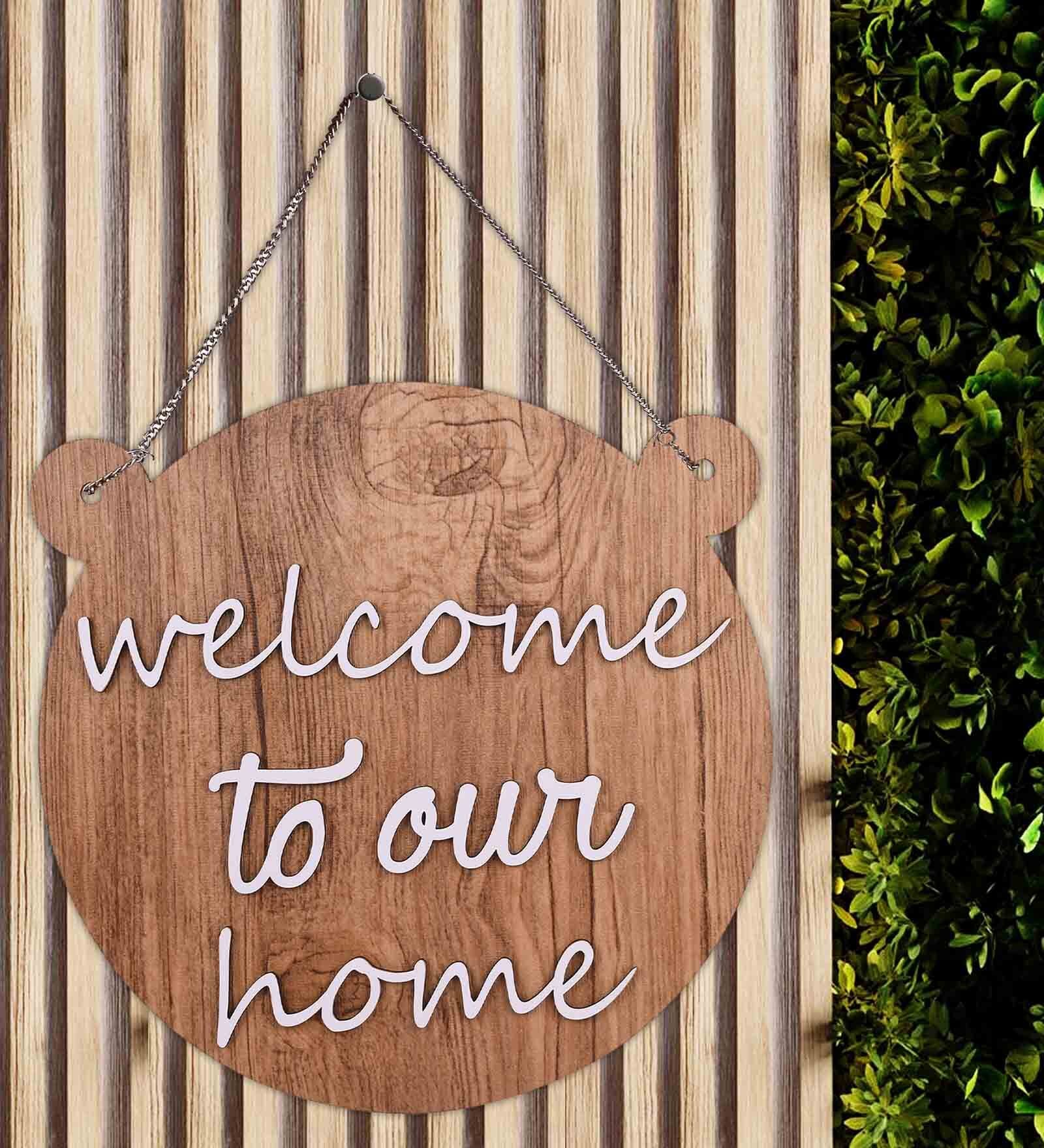 MDF Wall Hanging In Brown