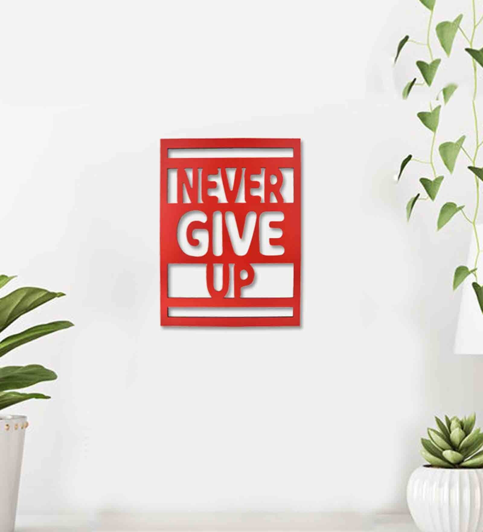 MDF Wall Hanging In Red