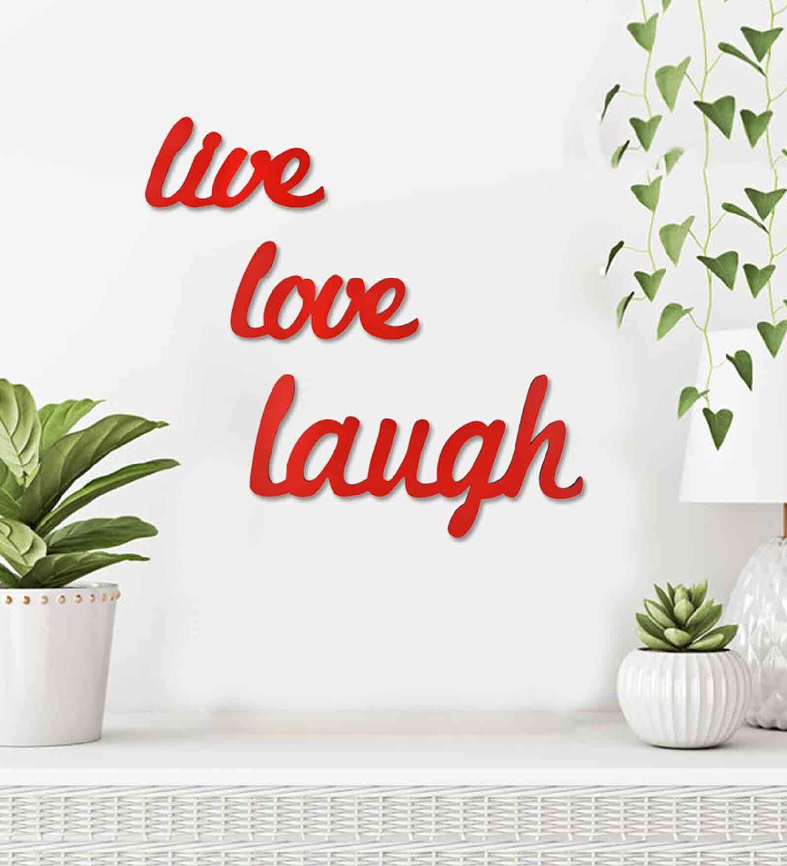 MDF Wall Hanging In Red