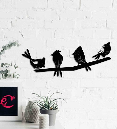 MDF "Birds On A Branch" Wooden Wall Hanging By eCraftIndia