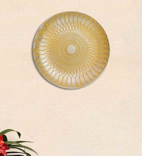 MDF Wall Plate In Yellow By Art Street