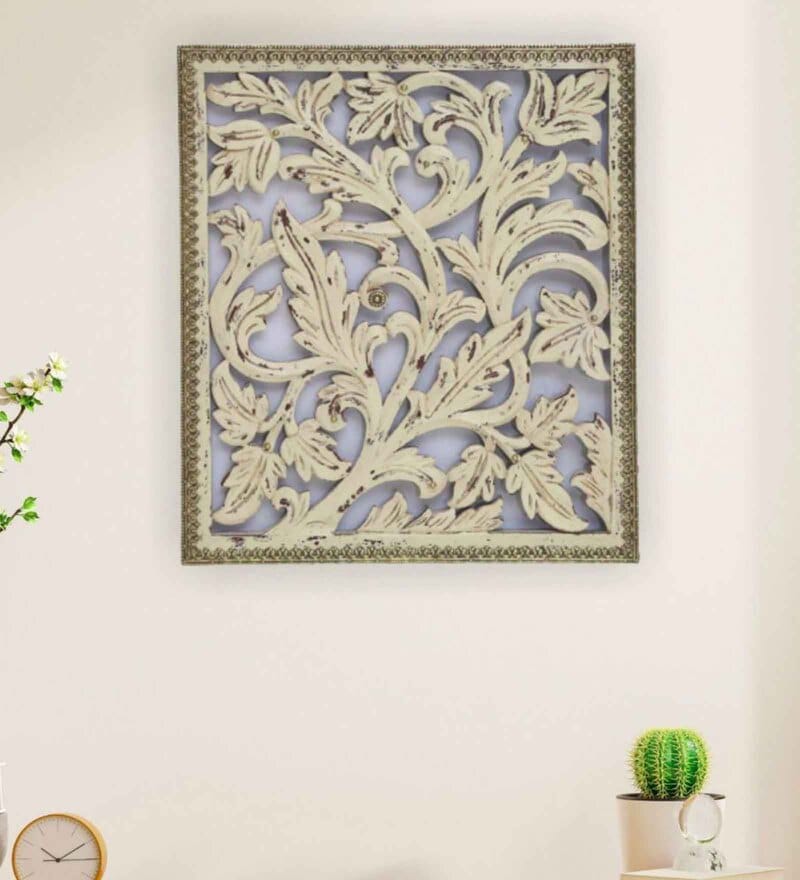 Buy MDF Decorative Aleni Wall Art By Artisans Rose Online Wooden Wall