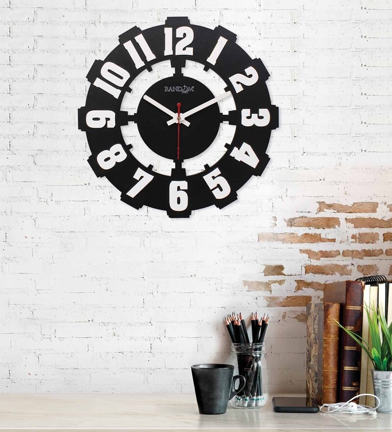 Buy MDF Tricks Designer Wall Clock By Random Online Modern Wall
