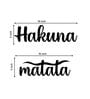 MDF "Hakuna Matata" Wooden Wall Hanging