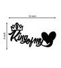 MDF "King Of My Heart"Wooden Wall Hanging