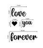 MDF Love You Forever Wooden Wall Hanging