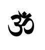MDF "Om" Wooden Wall Hanging