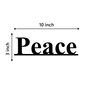 MDF "Peace" Wooden Wall Hanging