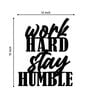 MDF Work Hard Stay Humble Wooden Wall Hanging