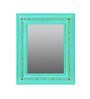 Blue MDF Creation Wall Mirror