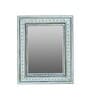 White MDF Oriental Wall Mirror