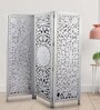 MDF 72 x 60 Inch 3 Panel Room Divider