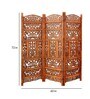 MDF 72 x 60 Inch 3 Panel Room Divider