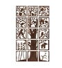 Mdf Zurich 84X 36 Inch Hanging Room Divider