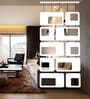 MDF 84 x 36 Inch Hanging Room Divider