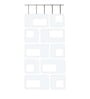 MDF 84 x 36 Inch Hanging Room Divider