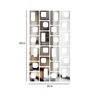 Mdf Lauren 84X 36 Inch Hanging Room Divider