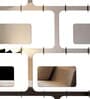 MDF 84 x 36 Inch Hanging Room Divider