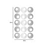 MDF 84 x 36 Inch Hanging Room Divider